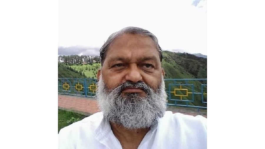 Haryana minister Anil Vij. Credit: Twitter/anilvijminister