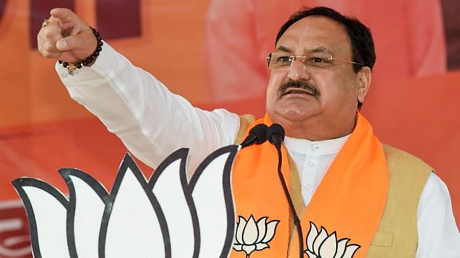 J P Nadda. Credit: PTI File Photo