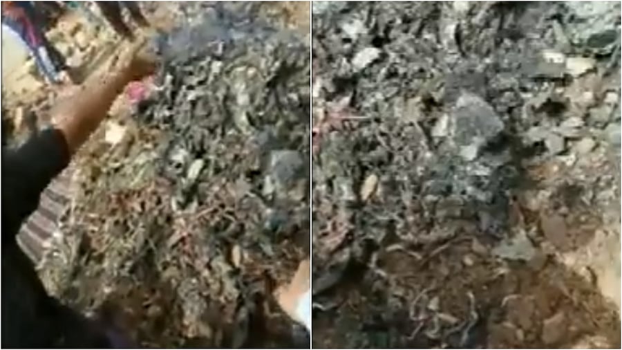 The aircraft had taken off from Suratgarh. Credit: Twitter/@ANI