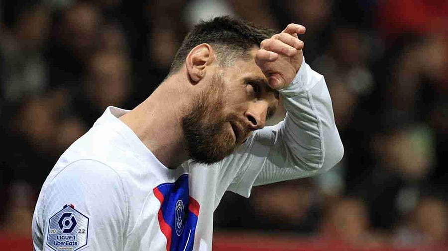 Messi, 35, was suspended by Qatari-owned PSG last week for an unauthorised trip to Saudi. Credit: AFP Photo