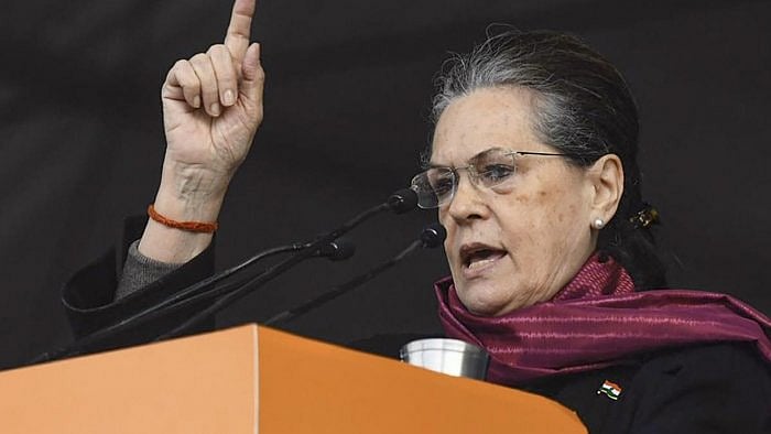 Former Congress president Sonia Gandhi. Credit: PTI File Photo 