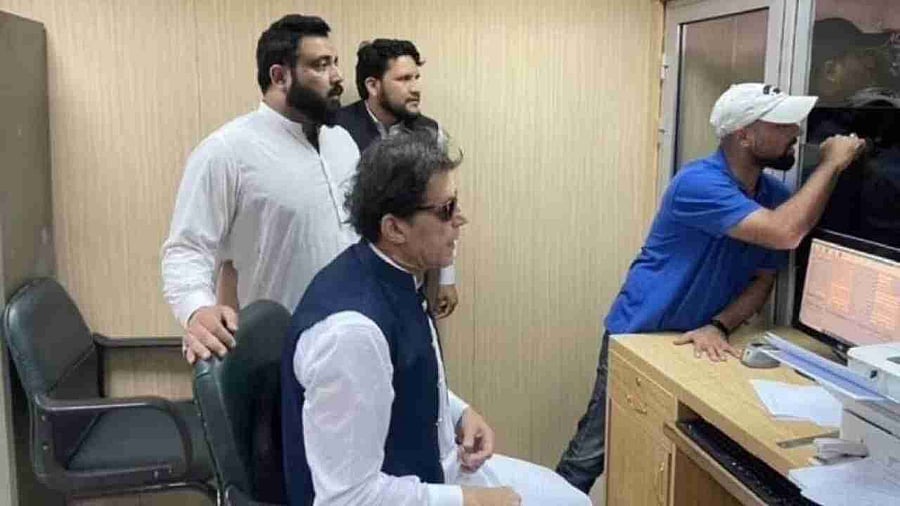  Former Prime Minister Imran Khan was arrested on Tuesday. Credit: IANS Photo