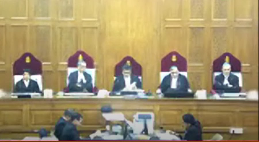 Screengrab of the live-stream. Credit: YouTube