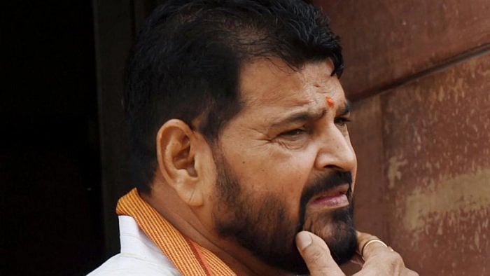 Wrestling Federation of India President Brij Bhushan Sharan Singh. Credit: PTI Photo