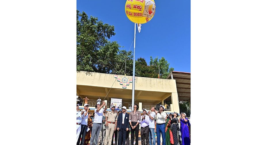 Voter education activities were taken up under the Systematic Voters' Education and Electoral Participation (SVEEP) Programme in Karnataka ahead of the Assembly polls. DH File Photo