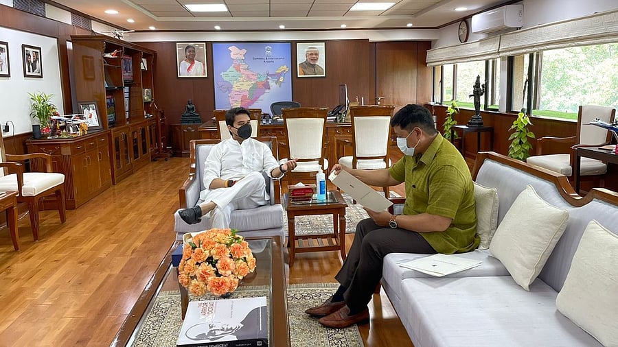 The Meghalaya High Court has recently directed the state government to identify a few pockets of land for the construction of a greenfield airport. Credit: Twitter/@SangmaConrad