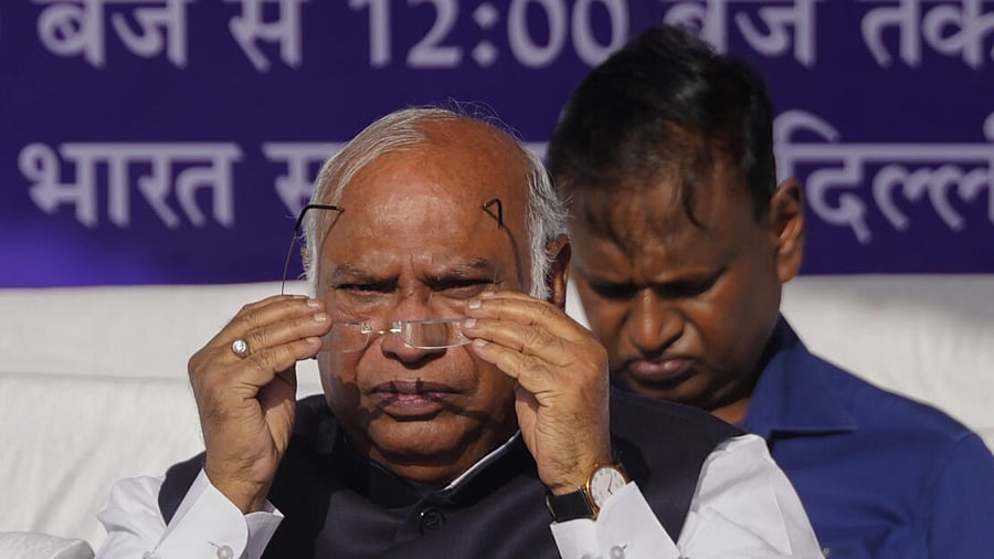 Congress President Mallikarjun Kharge. Credit: PTI Photo