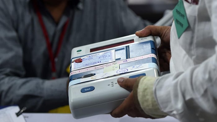 The counting exercise began at 8 am amid tight security. Credit: AFP File Photo