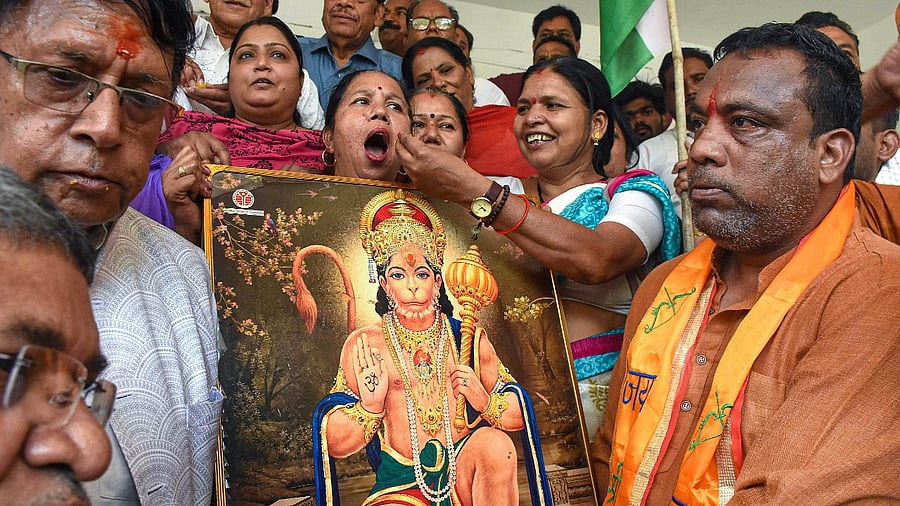 Congress celebrates in Bhopal. Credit: PTI Photo
