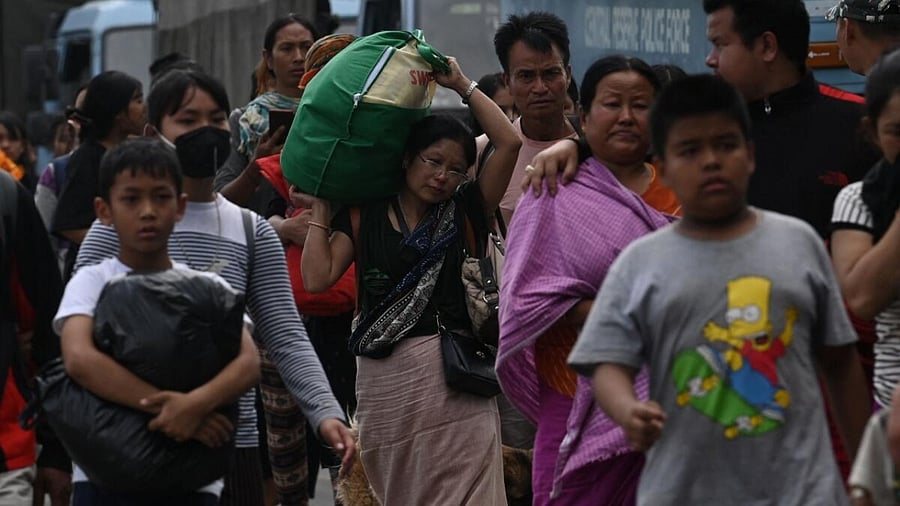 Meite refugees. Credit: AFP File Photo