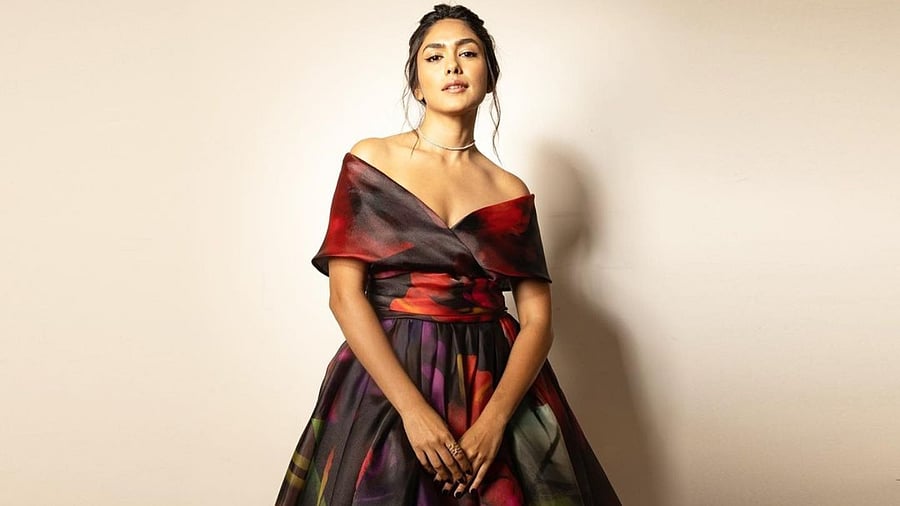 Actor Mrunal Thakur poses during a photoshoot. Credit: Instagram/@mrunalthakur