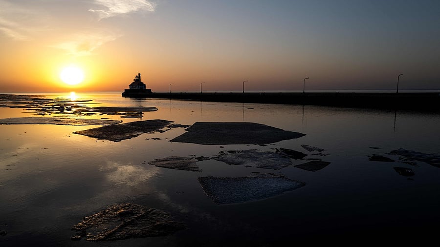 The global mean temperature in 2022 was 1.15C above the 1850-1900 average. Credit: AFP Photo