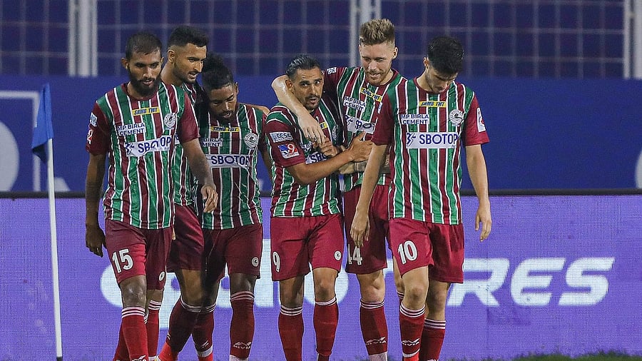 The decision to prefix ATK with the century-plus old club's name did not go well with the fans, who alleged that the club's legacy and rich history were being compromised. Credit: PTI Photo