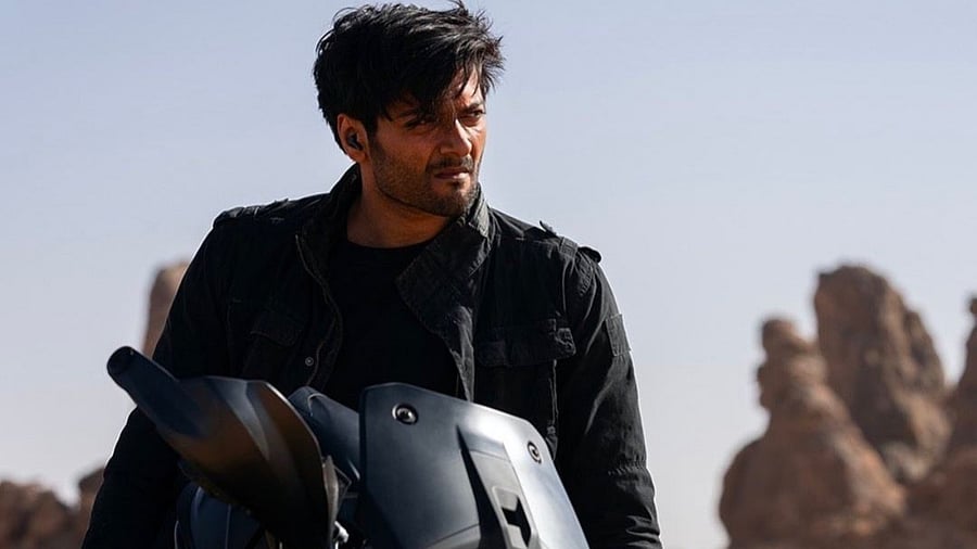 Ali Fazal in a still from the Hollywood movie Kandahar. Credit: Twitter/@alifazal9