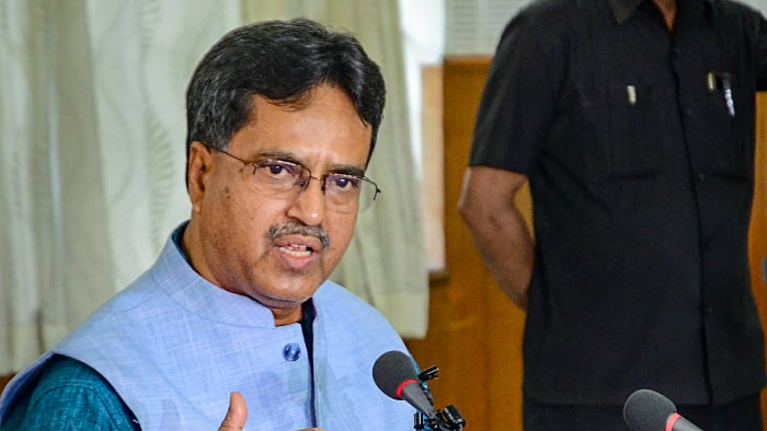 Tripura Chief Minister Manik Saha. Credit: PTI Photo
