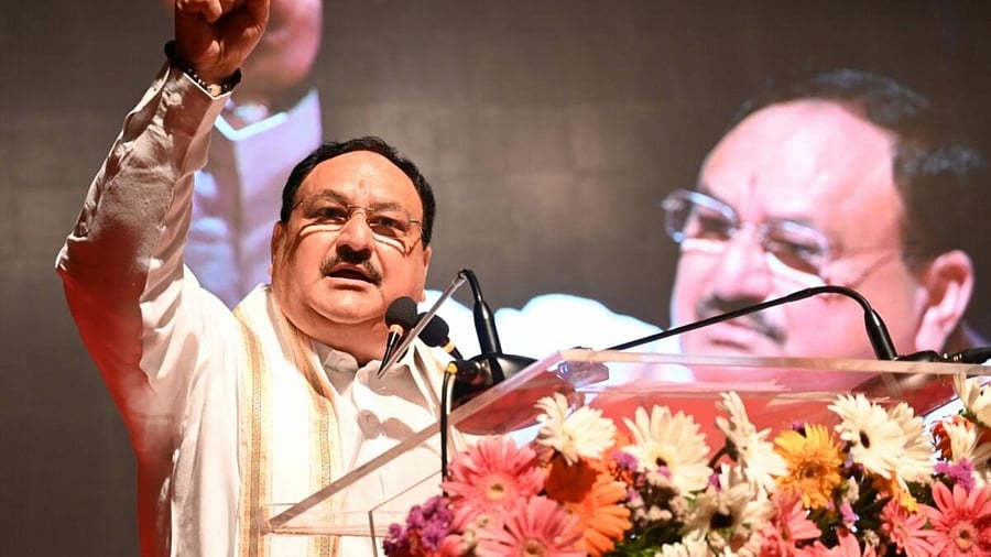 BJP national president J P Nadda. Credit: IANS Photo