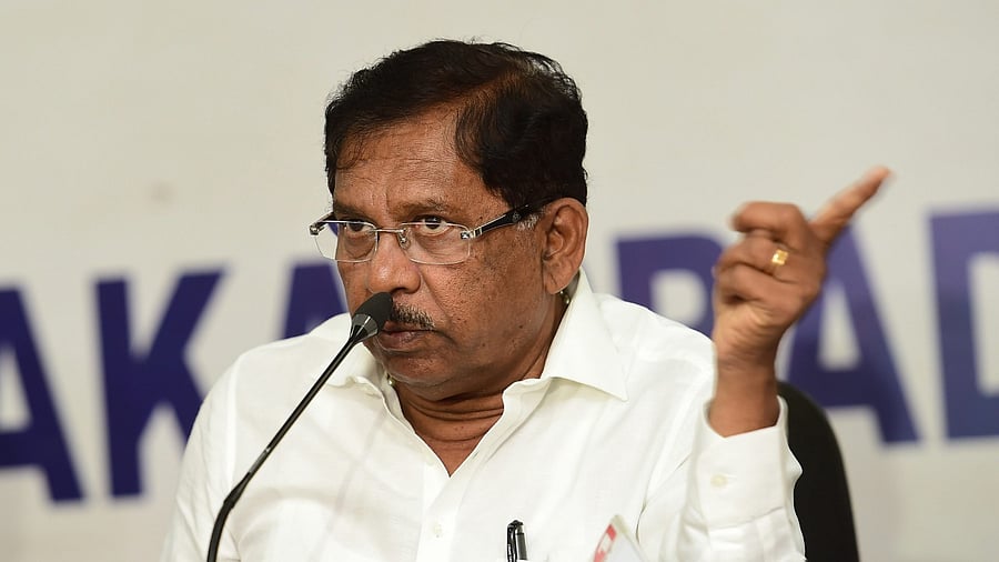 Senior Congress leader G Parameshwara. Credit: PTI Photo