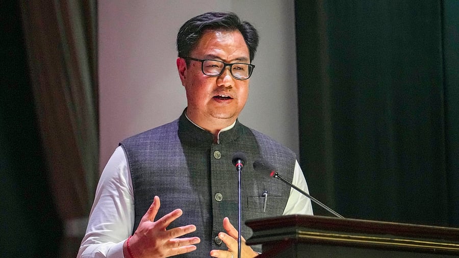 Former Union Law Minister Kiren Rijiju. Credit: PTI File Photo