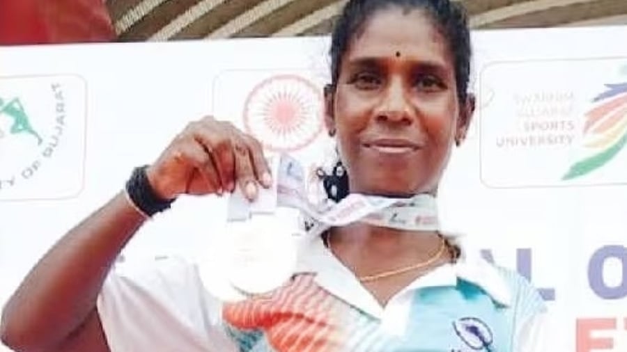 38-year old Sheeba hails from Mayyanad in Kerala. Cedit: IANS Photo