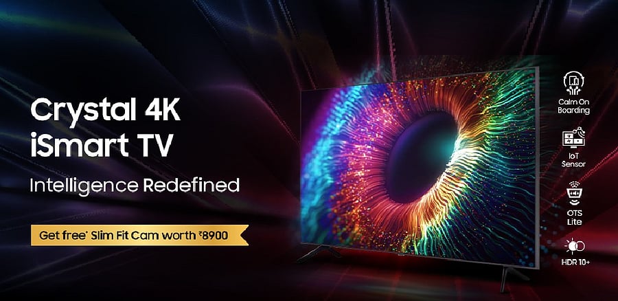 Samsung Crystal iSmart TV series. Credit: Samsung India