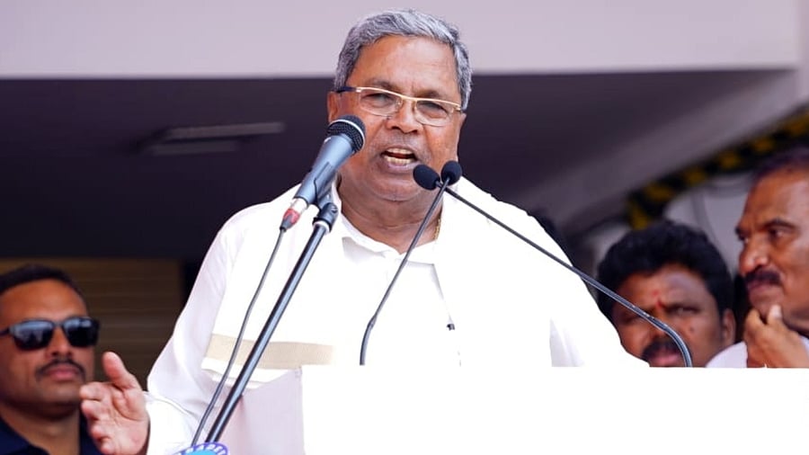 Siddaramaiah. Credit: IANS Photo