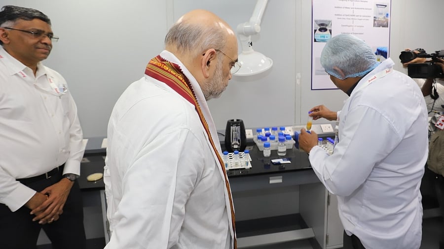 In a release, the GCMMF said this is the first dedicated lab by the cooperative entity for conducting organic testing and to support organic producers, adding there was need for such advanced facilities due to the increasing demand for organic food products in India. Credit: IANS Photo