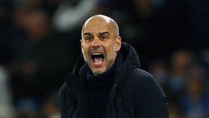 Manchester City boss Pep Guardiola. Credit: Reuters Photo
