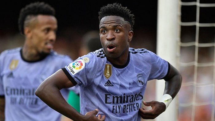 Real Madrid's Vinicius Junior. Credit: Reuters Photo