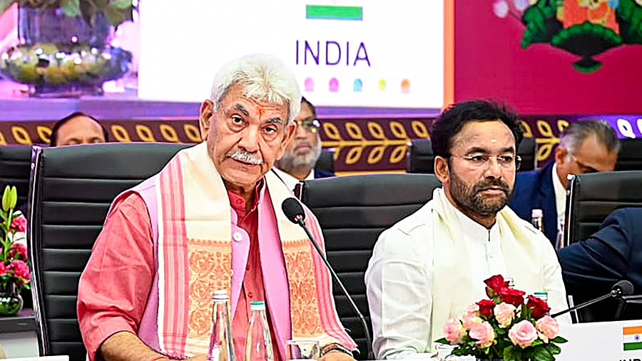 Jammu and Kashmir Lieutenant Governor Manoj Sinha. Credit: PTI Photo