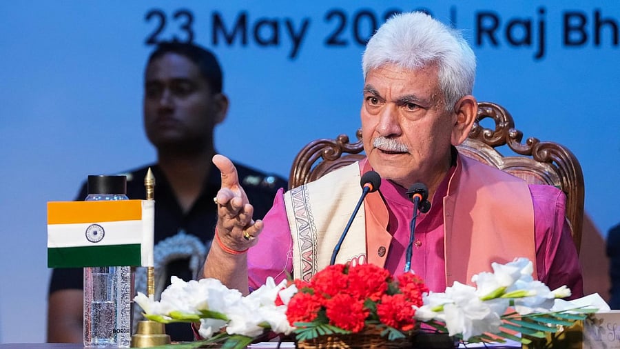 Jammu and Kashmir Lt Governor Manoj Sinha. Credit: PTI Photo