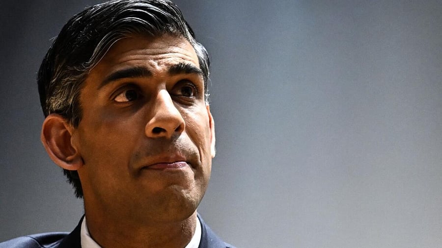 British Prime Minister Rishi Sunak. Credit: AFP Photo