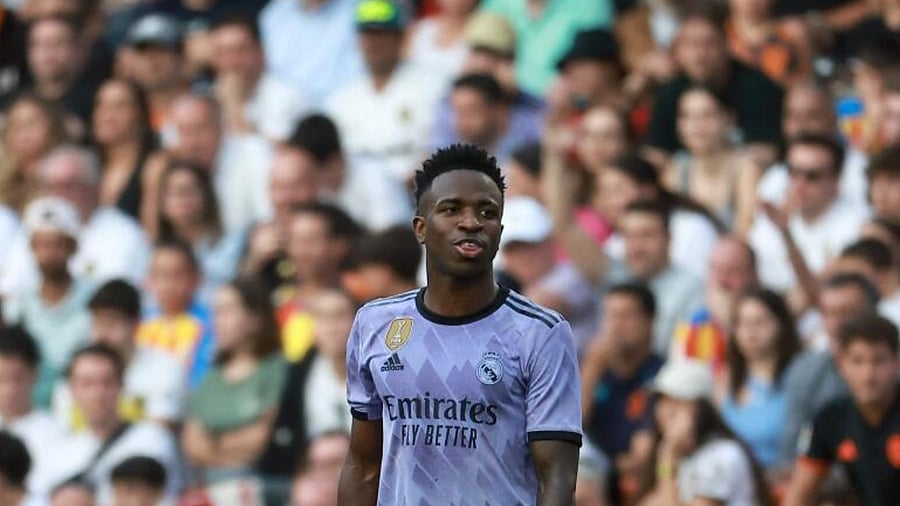 Real Madrid winger Vinicius Junior. Credit: AFP Photo