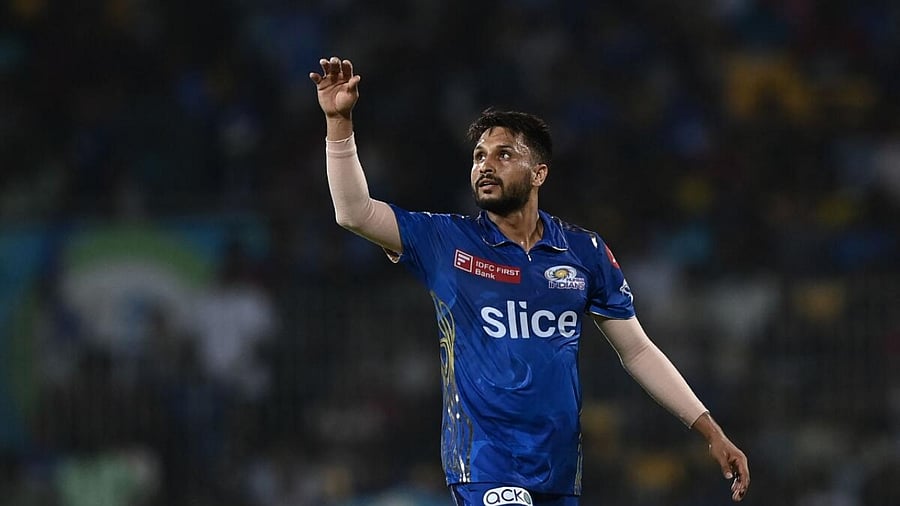 Mumbai Indians' Akash Madhwal. Credit: AFP Photo