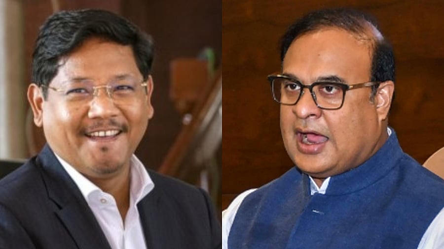<div class="paragraphs"><p>Meghalaya CM Conrad K Sangma and Assam Chief Minister Himanta Biswa Sarma. </p></div>