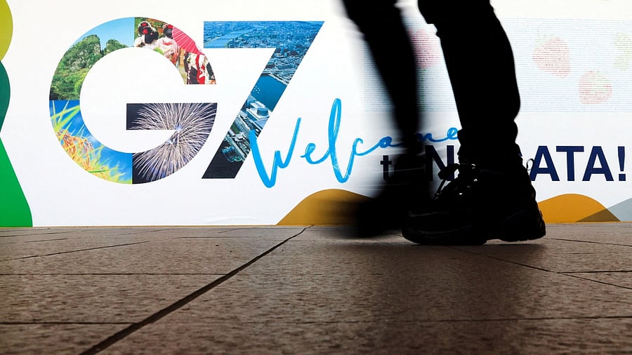 The G7 AI working group will seek input from the Organisation for Economic Co-operation and Development. Credit: Reuters File Photo