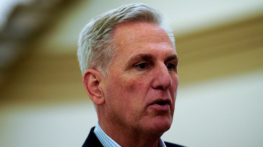 US House Speaker Kevin McCarthy (R-CA) departs after reaching a tentative deal with President Joe Biden to raise the United States' debt ceiling and avoid a catastrophic default, at the US Capitol in Washington, US May 27, 2023. Credit: Reuters Photo