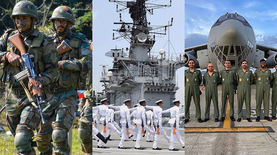 Indian Armed Forces. Credit: PTI File Photos