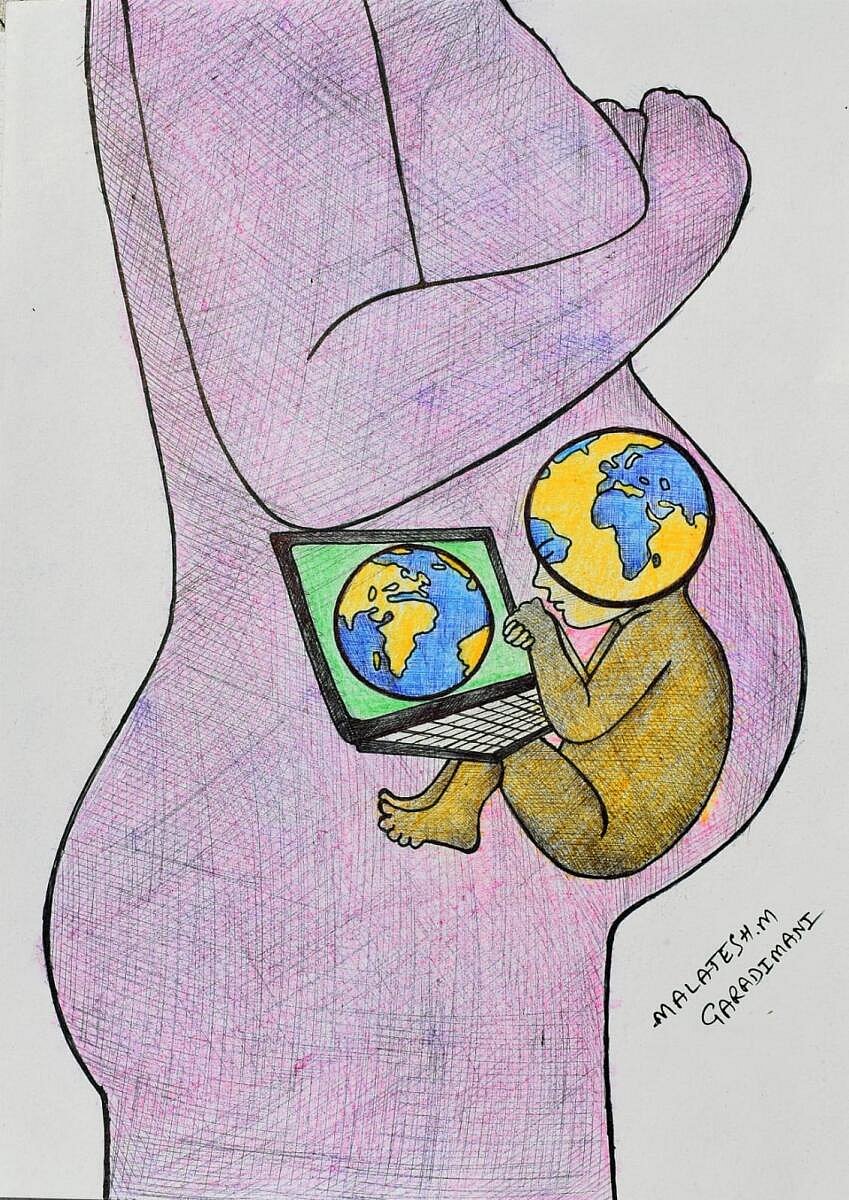 One of Malatesh Garadimani’s works.