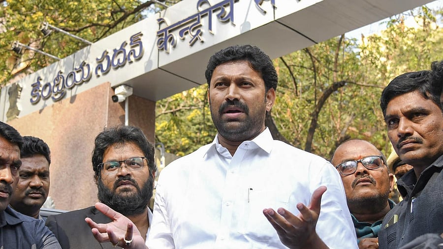 YSR Congress Party MP Y S Avinash Reddy. Credit: PTI Photo