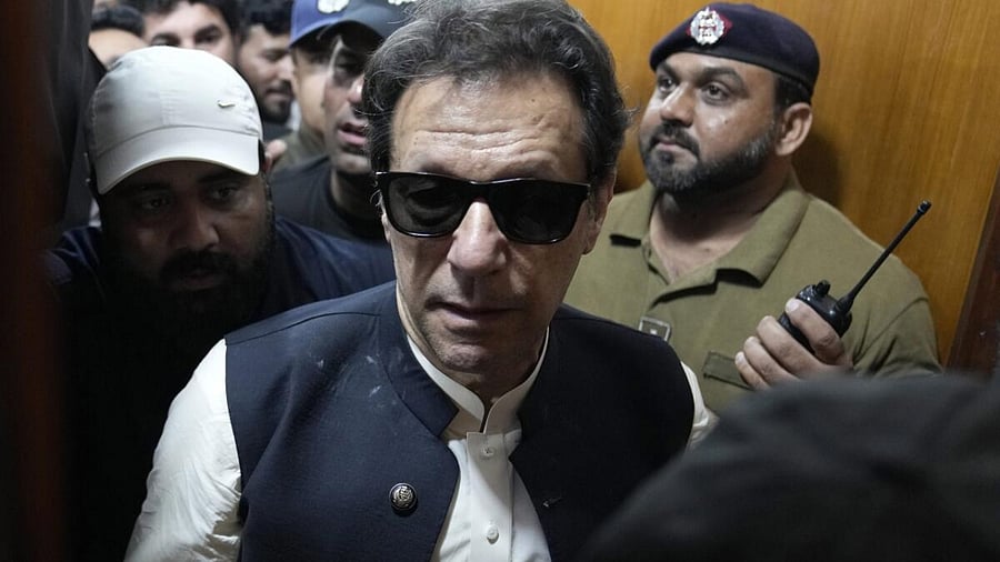 Former Pakistan Prime Minister Imran Khan. Credit: AP/PTI Photo