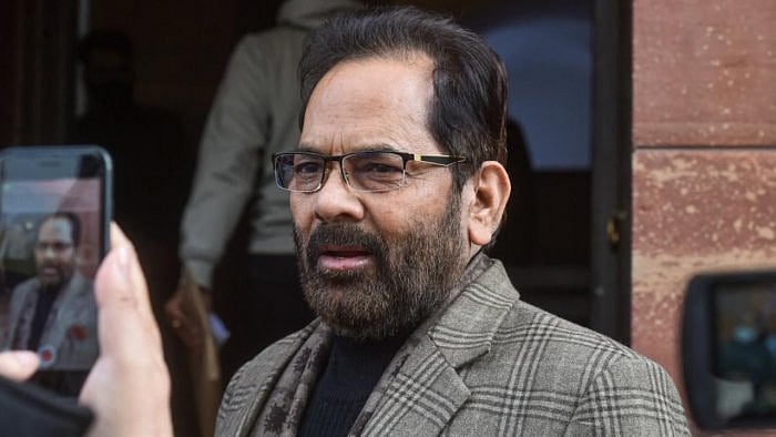 BJP leader Mukhtar Abbas Naqvi. Credit: PTI File Photo 