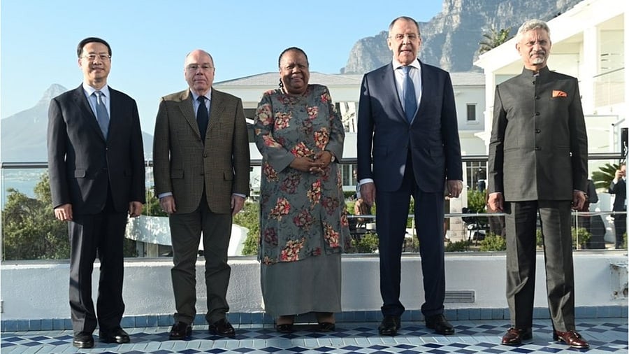 Recognising the threat emanating from terrorism, extremism conducive to terrorism and radicalisation, the ministers stressed the need for a comprehensive approach of the whole international community to effectively curb the terrorist activities, which pose a serious threat, including in the present-day pandemic environment. Credit: IANS Photo