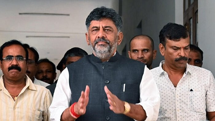 Karnataka Deputy Chief Minister D K Shivakumar. Credit: DH Photo