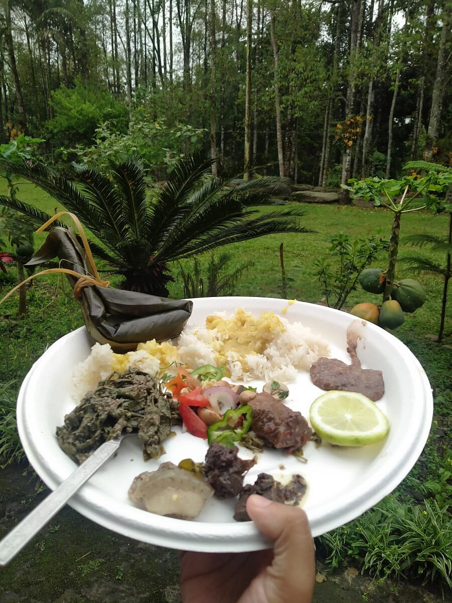 A homemade traditional Naga meal is a delightful combination of vegetarian and non-vegetarian delicacies.