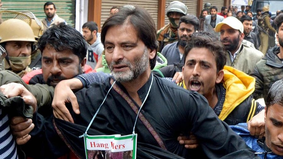 Yasin Malik. Credit: PTI Photo