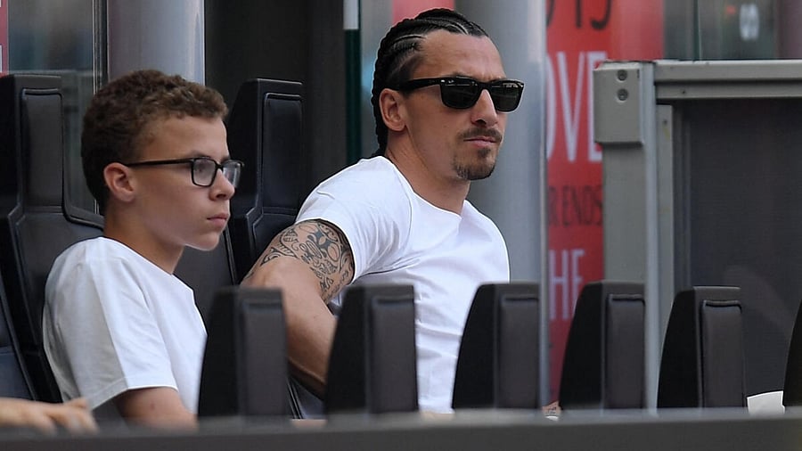 Milan's Zlatan Ibrahimovic. Credit: Reuters Photo