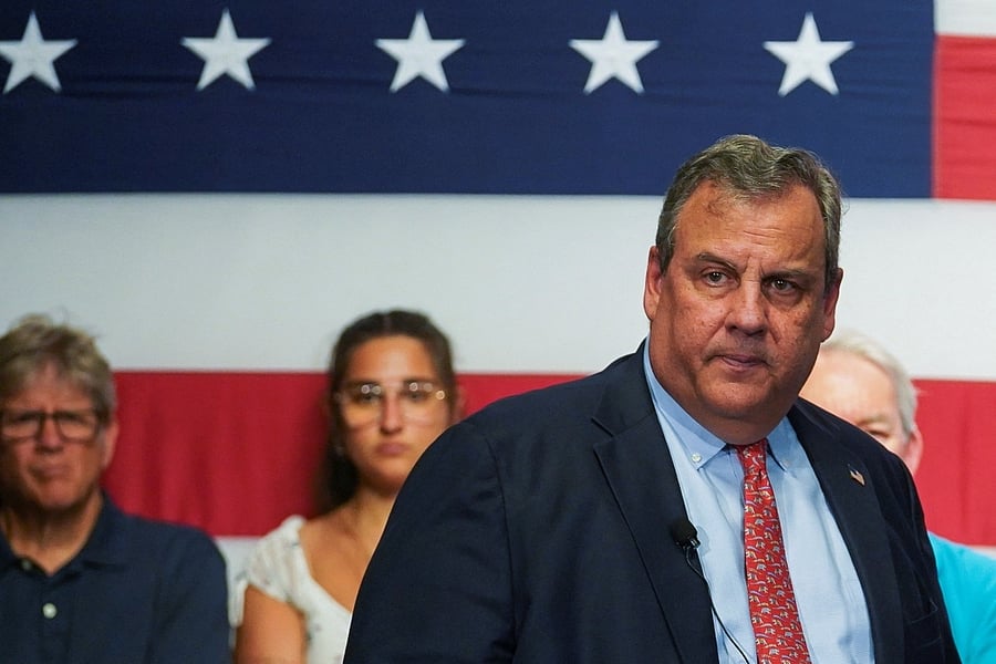 Former New Jersey governor Chris Christie. Credit: Reuters Photo
