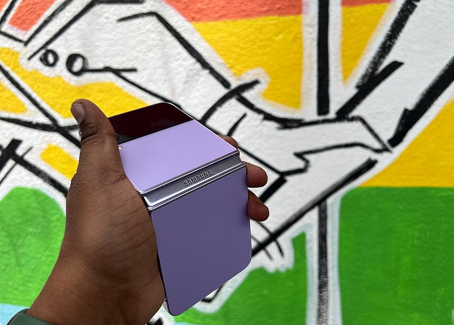 Samsung Galaxy Z Flip4. Credit: DH Photo/KVN Rohit