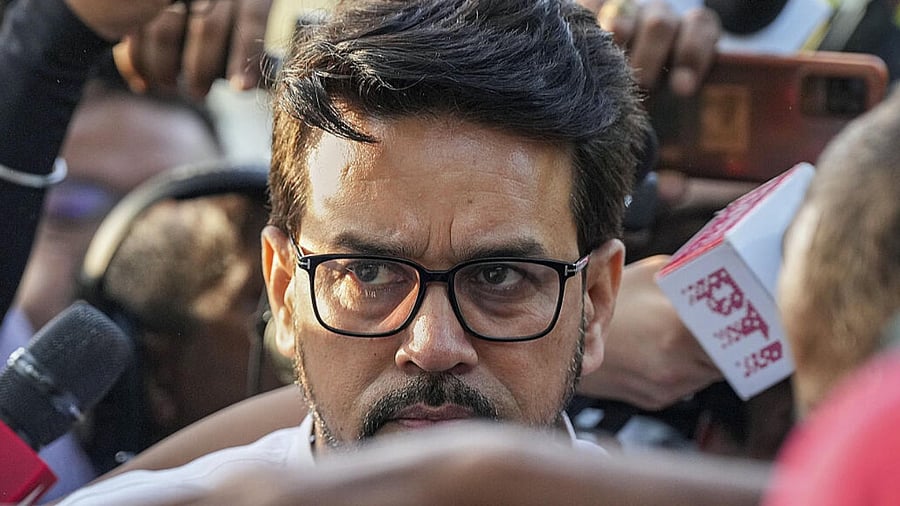 Union Sports Minister Anurag Thakur. Credit: PTI Photo