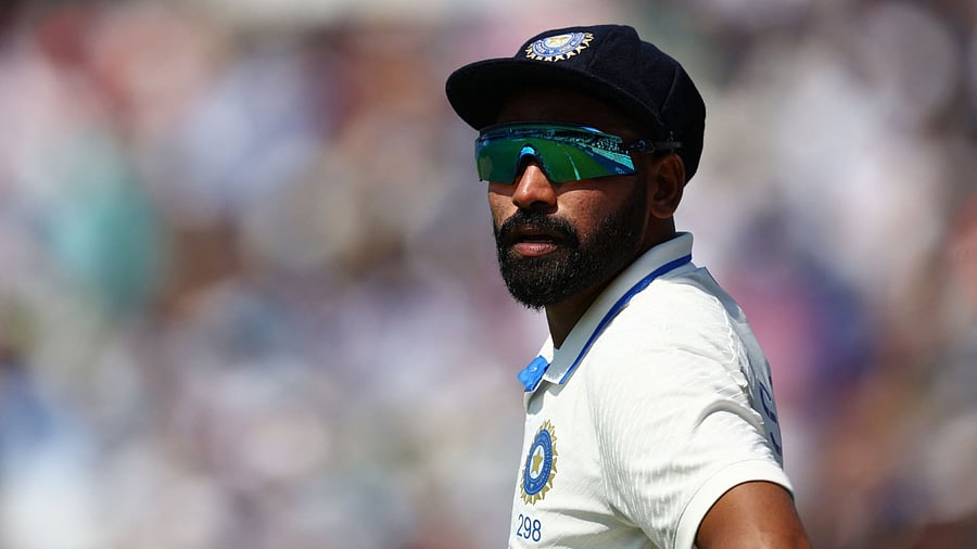 India pacer Mohammed Siraj. Credit: Reuters Photo